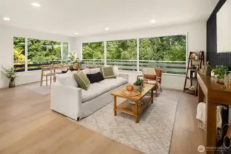 This Space Supports your Oversized Table & Couch