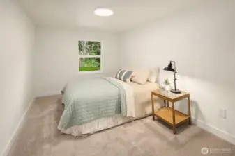 Lower Level 3rd Bedroom with Jack-n-Jill Ensuite