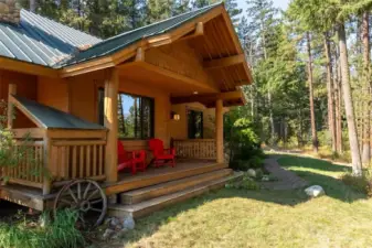 Vaulted architecture blends seamlessly with the natural surroundings.