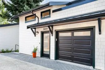 With attached 1-car garage.