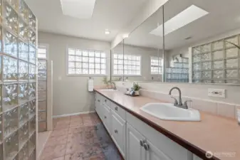 Master bathroom
