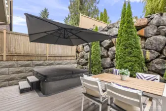 Newer hot tub