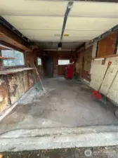 Basement has exit to the back yard.
