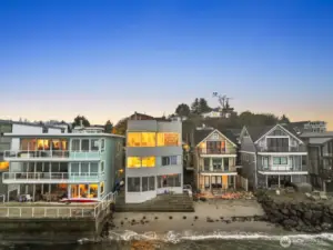 Unit two is located on the top floor