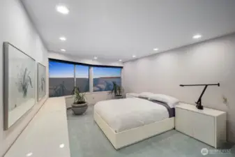 Beach side primary bedroom