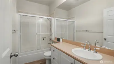 Main bathroom on upper level