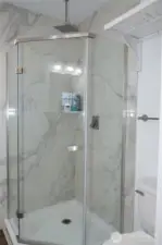 FIRST LEVEL 3/4 BATHROOM WITH STEP-IN SHOWER!