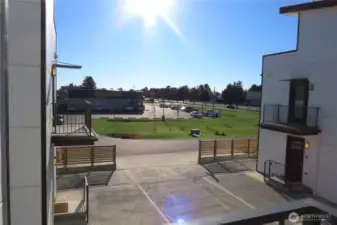 STEPPING OUTSIDE TO THE DECK ON THE SECOND FLOOR! SHOPPING IN OCEAN SHORES STARTS RIGHT ACROSS THE STREET FROM THE COTTAGE!