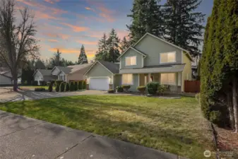 Tucked at the end of a quiet cul-de-sac beneath towering evergreens, this Woodland Creek sanctuary offers a rare sense of privacy and presence. Surrounded by lush greenbelt and just moments from parks, trails, and the Lacey Community Center, the location blends peaceful seclusion with everyday convenience — a setting that feels worlds away, yet close to everything.