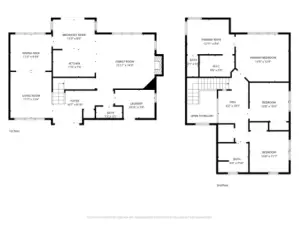 The floorplan maximizes the square footage.