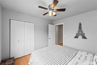 Ample Storage. Each bedroom is designed with functionality in mind, including large closets and plenty of wall space for furniture. The cohesive design throughout the upper level ensures a sense of harmony and flow.