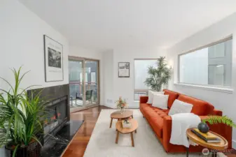 Cozy up by the fireplace on rainy Seattle evenings, or step out to your private deck for morning coffee. The thoughtful layout balances entertaining space with intimate everyday living.