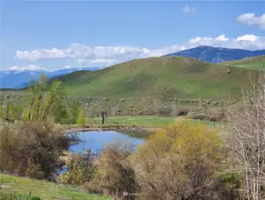 Lush landscape on Upper Beaver Creek area of this 101 Acre Homesite and ranch. Irrigated acreage. Dryland view for you and your stock! Power on-site. Buildable.