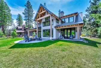 Every aspect of this custom home embodies the active outdoor lifestyle that defines the Suncadia Community, complemented by a security system for peace of mind.