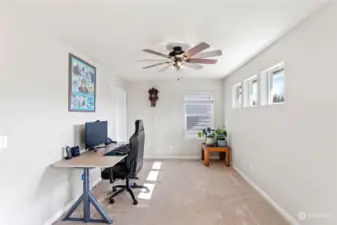 Upstairs loft area with Closet