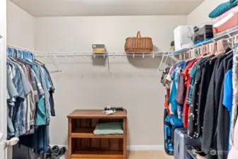 Primary Walk-in Closet