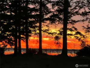 Fiery sunset 3