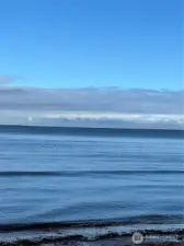 Community beach facing west