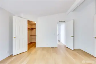 Walk-in closet... this house has it all!