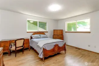 all of the bedrooms are large