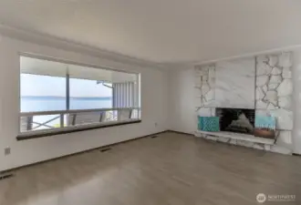 expansive living room with incredible views