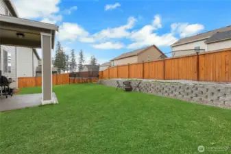 Raised garden area