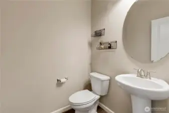 Half bath downstairs