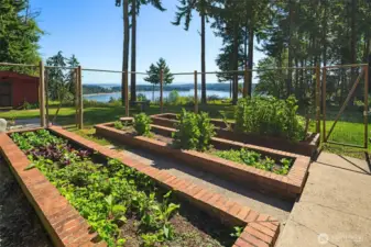 Fenced Garden for Flowers and Food