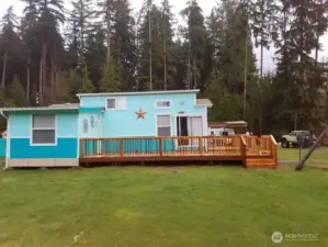 home from the street, behind is DNR land