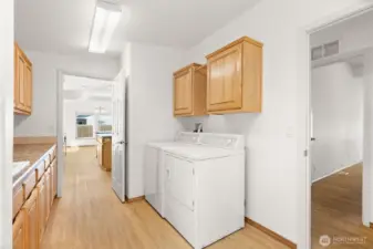 Laundry room.