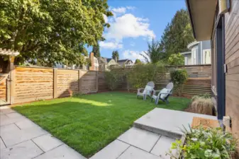 Private front yard