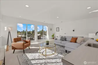 Upper level rec room