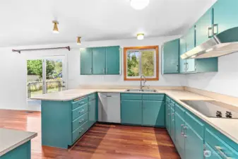 Upstairs kitchen