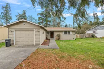 Welcome home, 3 bed 1.75 baths and a fenced yard