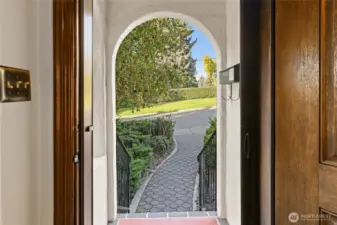 Beautiful Arched entry
