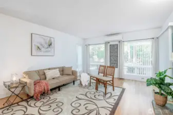 Huge highlight of this unit - it has a mini split in the living room and primary bedroom! Enjoy energy efficient heating and cooling year round!