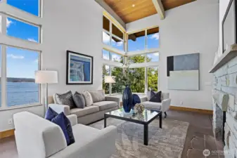 Walls of windows capturing sweeping, panoramic views.