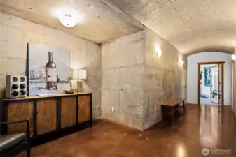 One-of-a-kind subterranean tunnel (perfect wine cellar?)