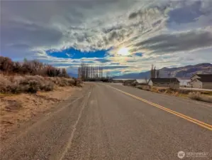 Eastlake Road is paved and county maintained and dead ends.