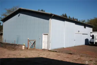 Shop built by F & L. Large door 12'X16'