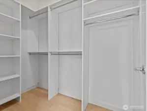 Primary Walk-in Closet