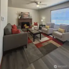 Virtually staged