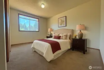 Virtually staged