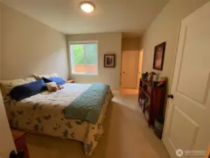Photo taken by Seller prior to Tenant Occupancy.  Spacious guest suite included 3/4 bath, walk in closet and private linen closet