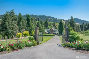 Private entrance to your story book abode.