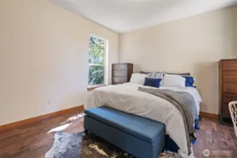 Primary bedroom on the main floor