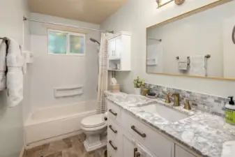 Updated bathrooms.