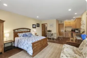 Here's the inside of the Hobby Room when it was an AirBnB.