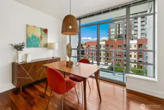 This dining space could host a large dinner party, or a great game night.