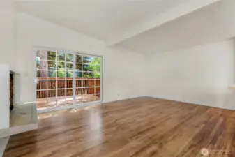 A full bath on the main level